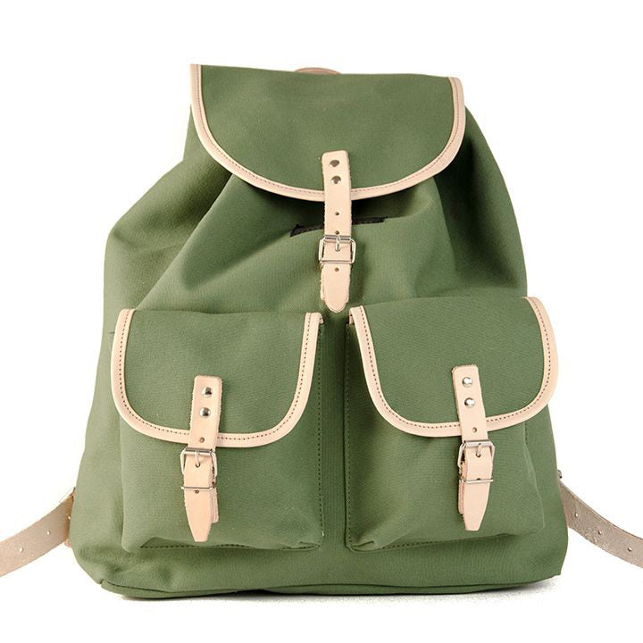 RU137 Baumwoll-Rucksack 17 L Grün
