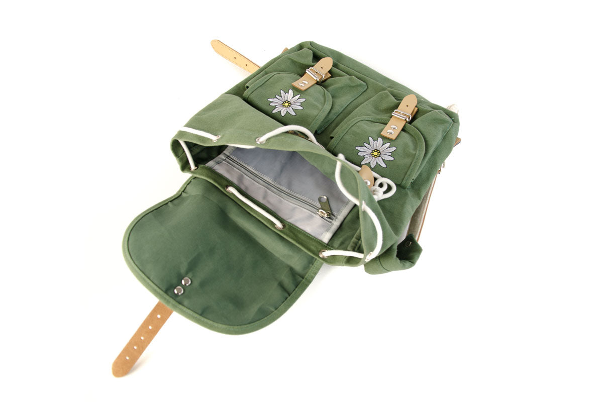 RU1379 Edelweiss Wander- u. City-Rucksack ca 8 L Oliv