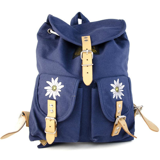 RU1379 Edelweiss Wander- u. City-Rucksack ca 8L Dunkelblau